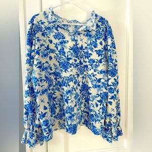 Long-sleeve blouse